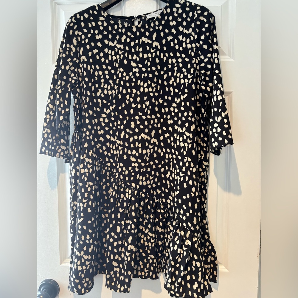 Stylish Black and White Women's Dress- Hayden